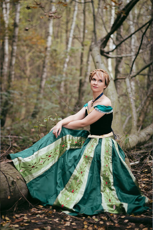 sesja cosplay Anna Frozen