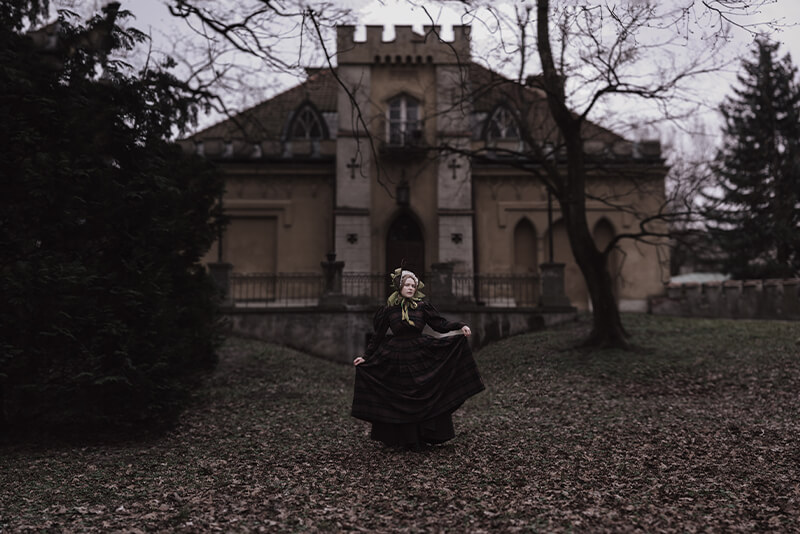 sesja portretowa, portret, Nosferatu, plener