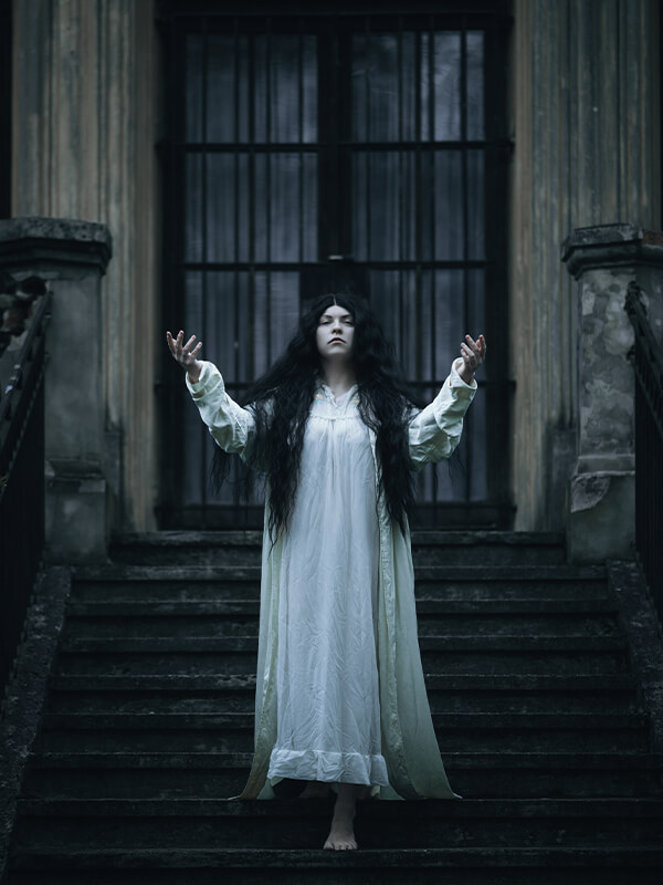 sesja portretowa, portret, Nosferatu, plener