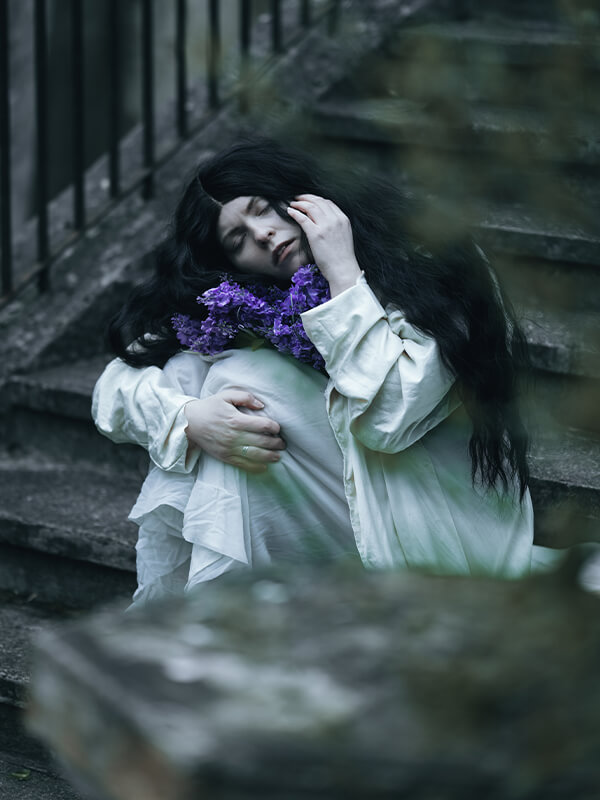 sesja portretowa, portret, Nosferatu, plener